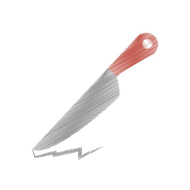 Şef bıçak mutfak çizim ve mutfak aletleri