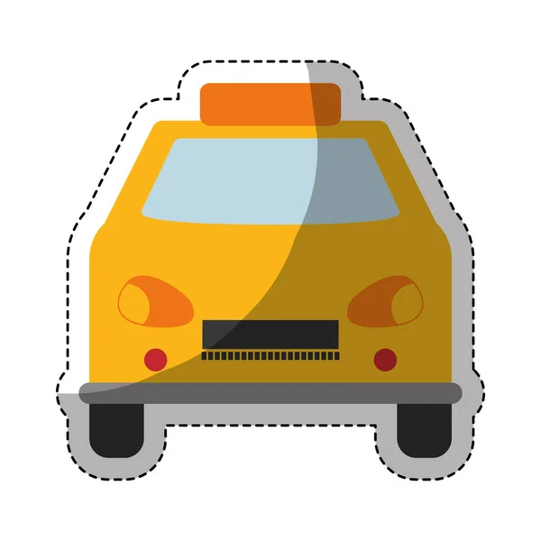 Taxi Autó ikon — Stock Vector