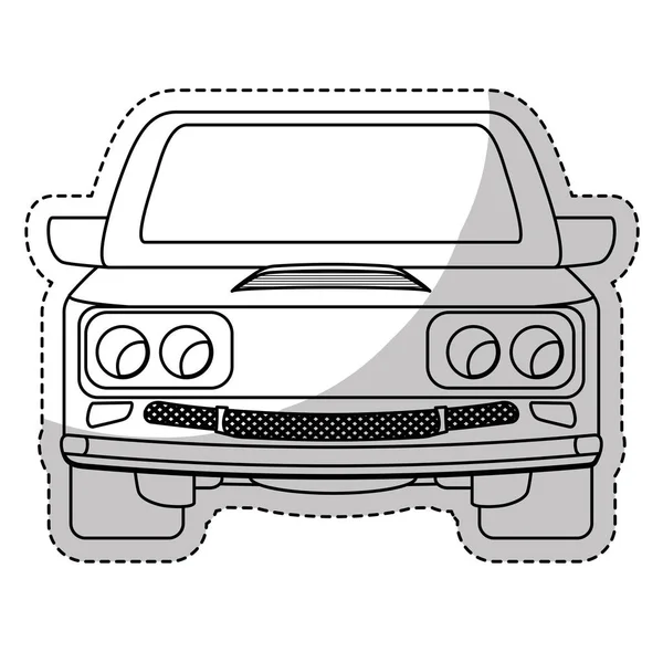Ramasser l'icône du camion — Image vectorielle