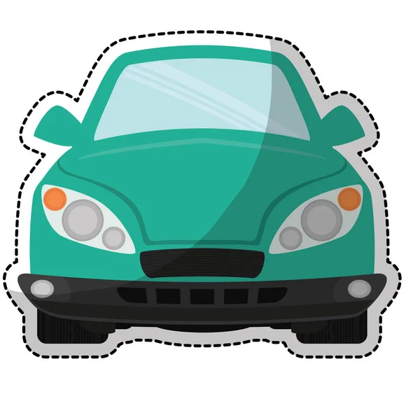Car vehicle icon — Stock Vector