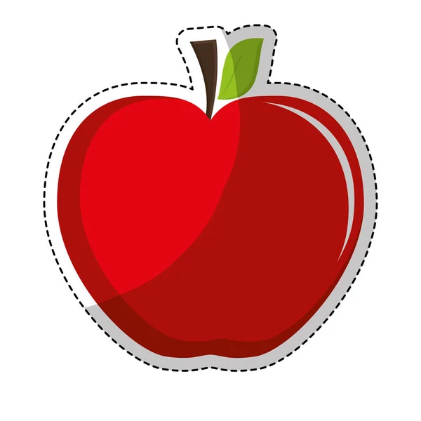 Pictogram appelfruit — Stockvector