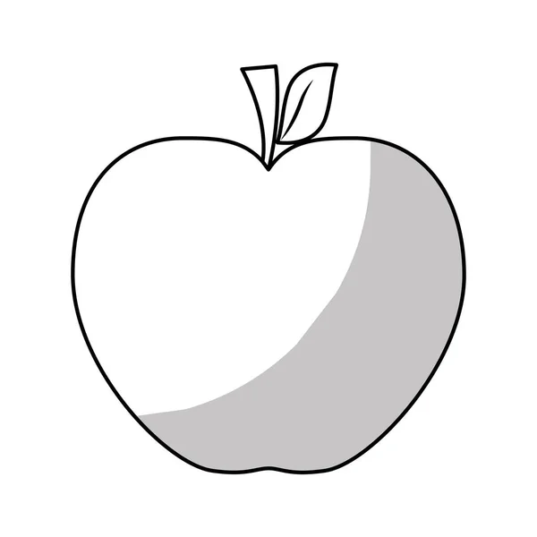 Icône pomme fruit — Image vectorielle