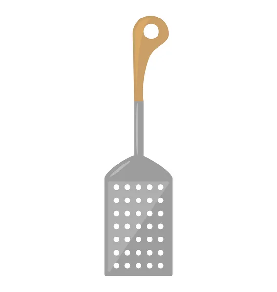 Grill spatula konyhai és konyhai edények — Stock Vector