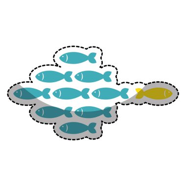 Balık balık sürüsü simgesi