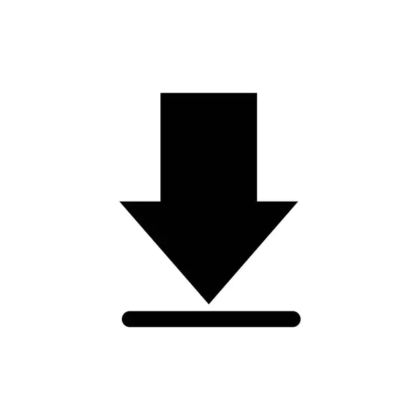 Isoliertes Download-Symbol — Stockvektor