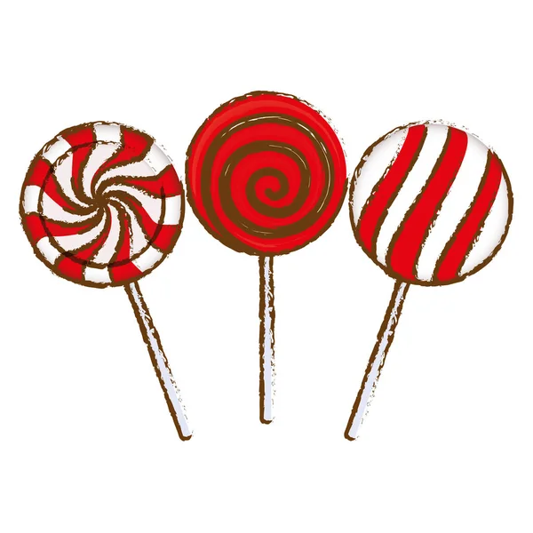 甘いお菓子のデザイン — ストックベクタ