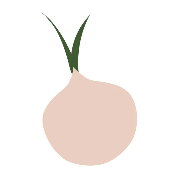 Icono de cebolla vegetal — Vector de stock