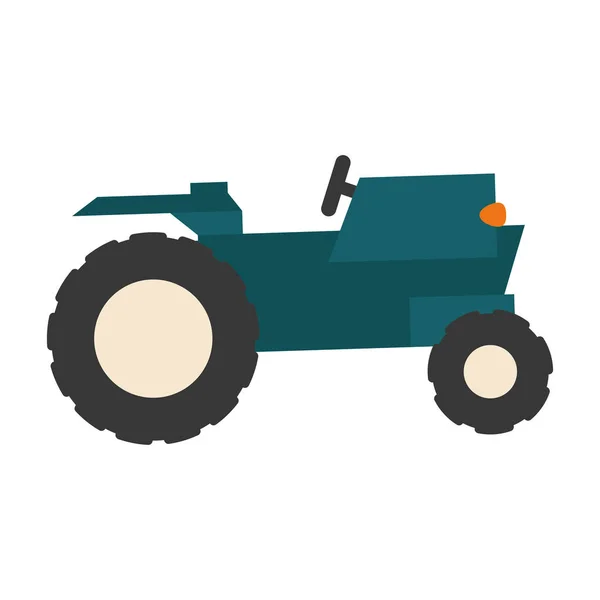 Icono del vehículo tractor — Vector de stock