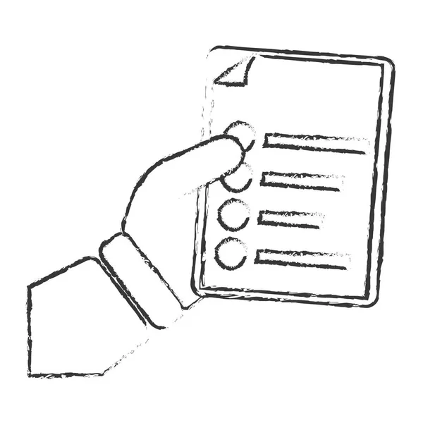 Symbolbild Papierdokument — Stockvektor