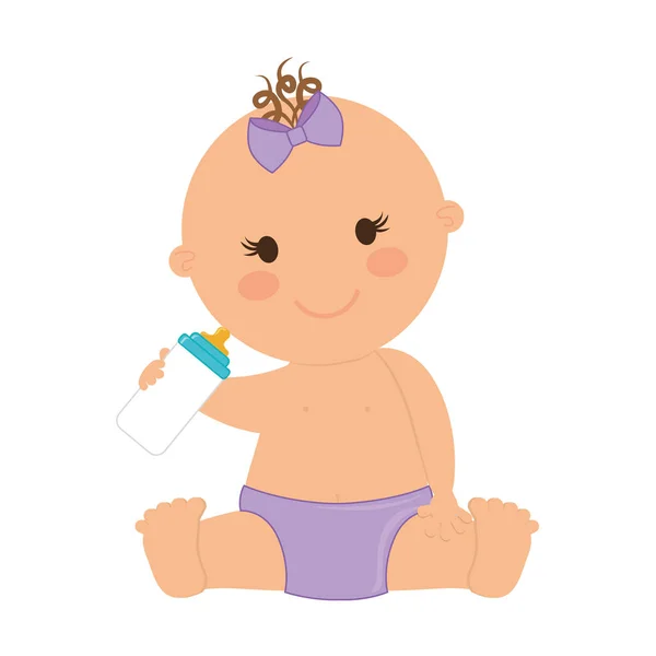 귀여운 아기 아이콘 — 스톡 벡터