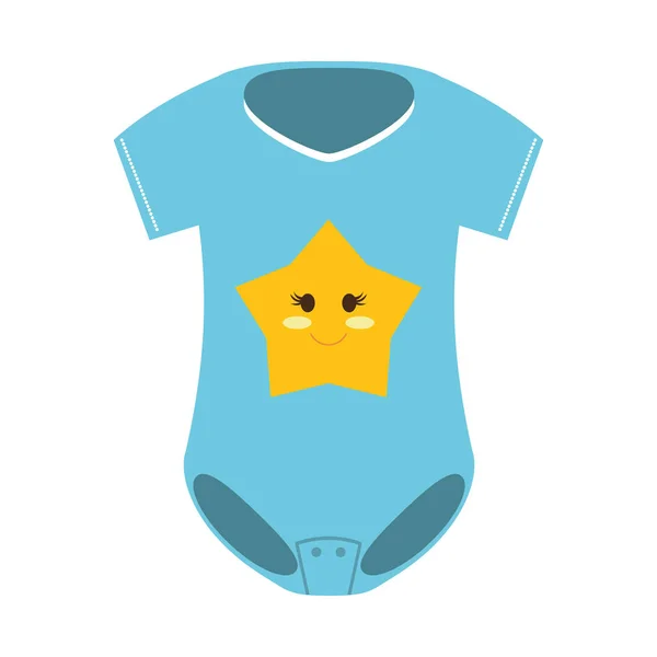 Baby kläder ikonen — Stock vektor