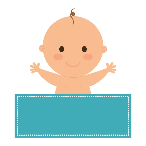 Lindo bebé icono — Archivo Imágenes Vectoriales
