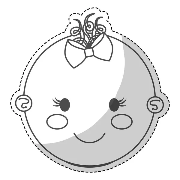 Imagem do ícone do bebê feliz — Vetor de Stock