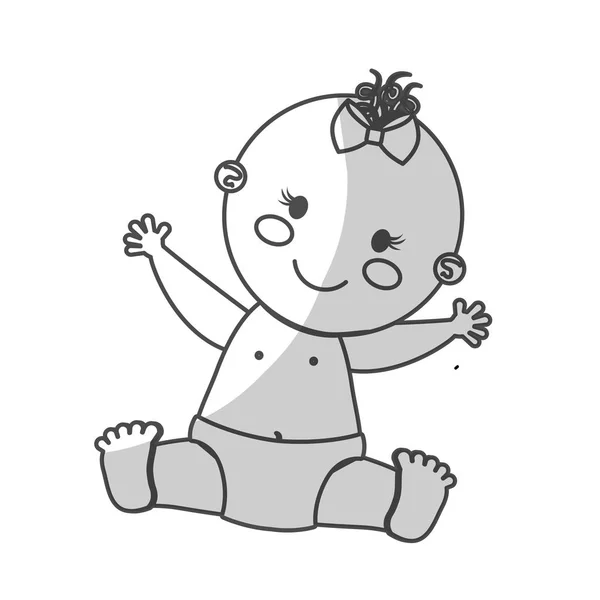 Imagen del icono del bebé feliz — Archivo Imágenes Vectoriales