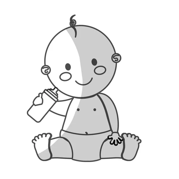 Imagen del icono del bebé feliz — Archivo Imágenes Vectoriales