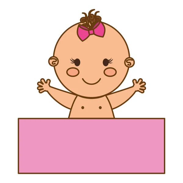 Χαριτωμένο μωρό εικονίδιο — Διανυσματικό Αρχείο