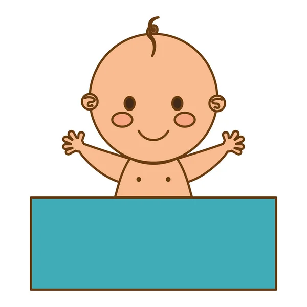 かわいい赤ちゃんアイコン — ストックベクタ