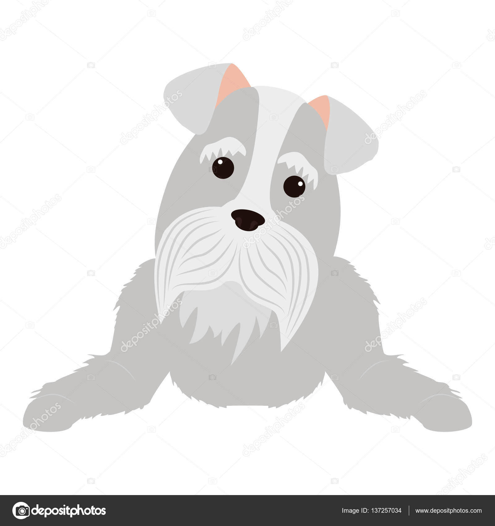 かわいい犬漫画アイコン ストックベクター C Djv かわいい犬漫画アイコン ストックベクター C Djv