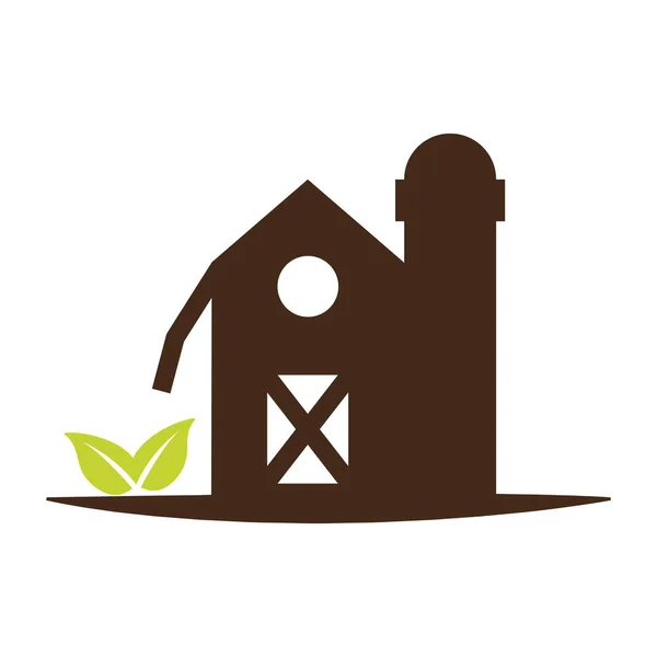 Gambar ikon lambang pertanian - Stok Vektor