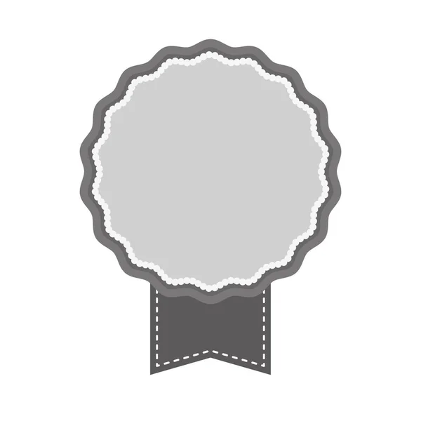 Icono del emblema en blanco imagen — Vector de stock