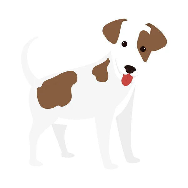 Ícone de desenho animado cão bonito — Vetor de Stock