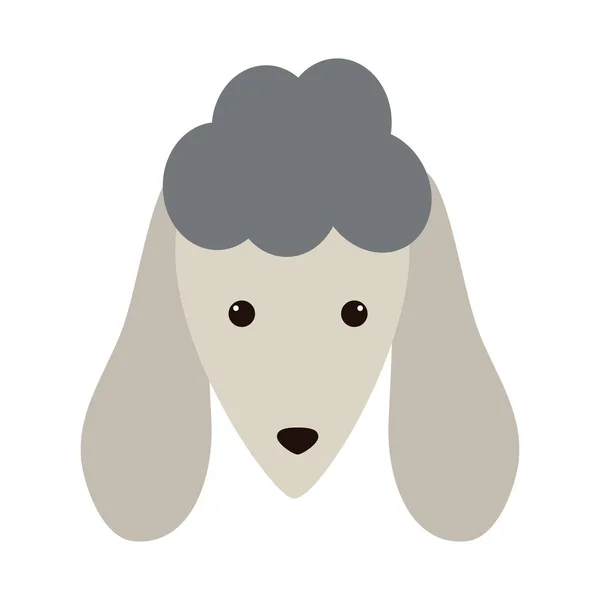 Симпатичное собачье лицо — стоковый вектор