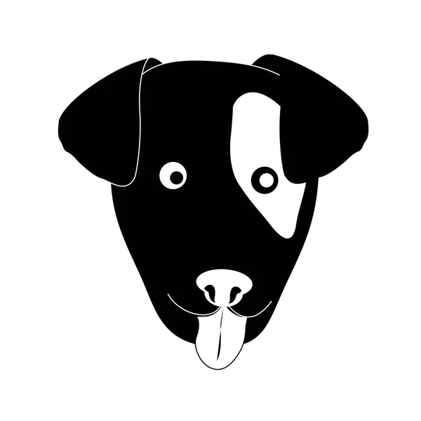 Icono cara de perro — Archivo Imágenes Vectoriales