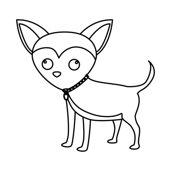 Ładny ikona psa — Wektor stockowy