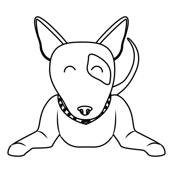 かわいい犬のアイコン — ストックベクタ