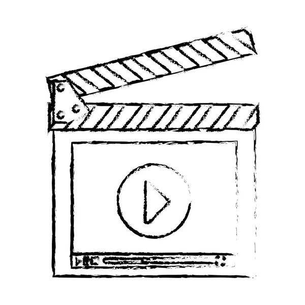 Зображення піктограми фільму або відео — стоковий вектор