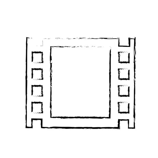 Film ou vidéo image icône liée — Image vectorielle