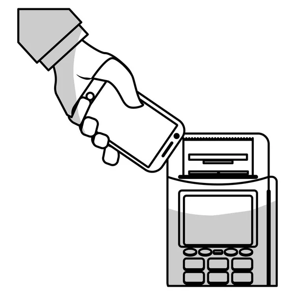 Icono del dispositivo de datáfono — Archivo Imágenes Vectoriales