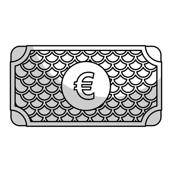 Icône de facture d'argent — Image vectorielle