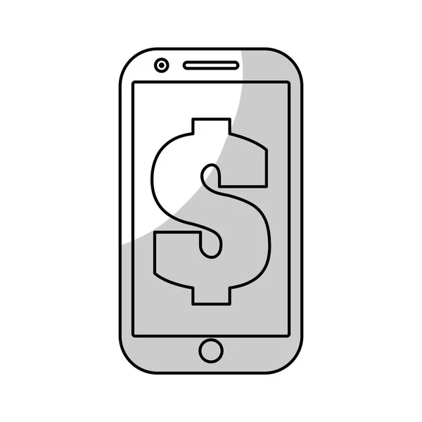 Ícone do dispositivo smartphone — Vetor de Stock