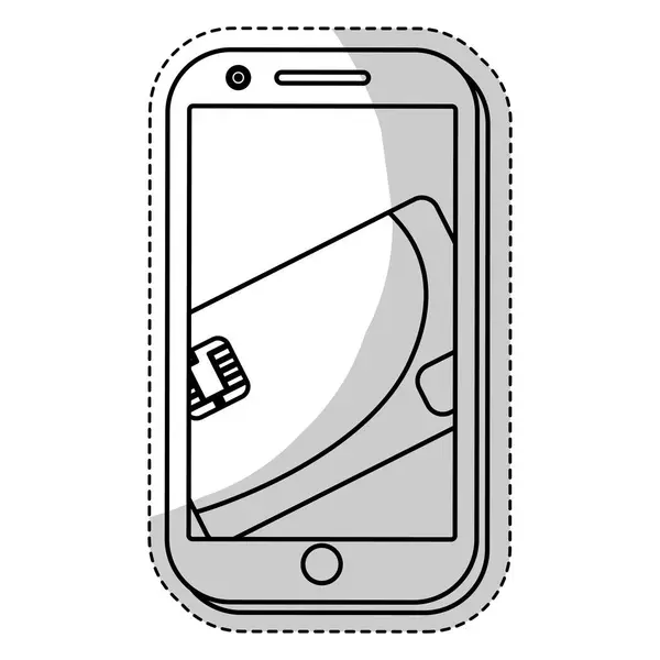 Diseño de pagos móviles — Vector de stock