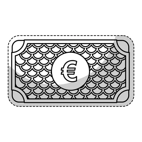 Icône de facture d'argent — Image vectorielle