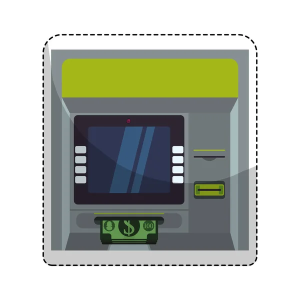 Imagen icono de ATM — Vector de stock