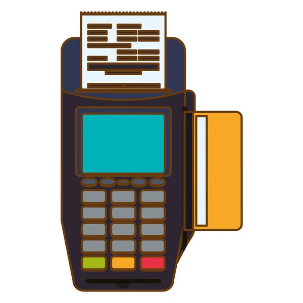 Dataphone device icon — Stock Vector