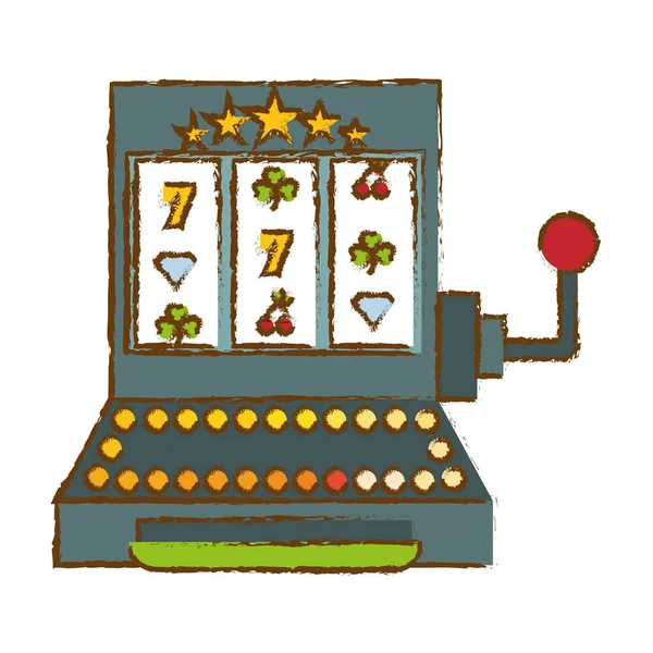 Casino-slotmachine — Stockvector