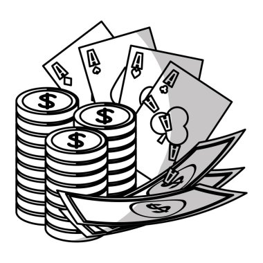 Casino chips kutsal kişilerin resmi