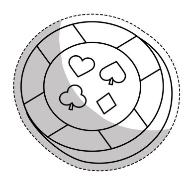 Casino chips kutsal kişilerin resmi