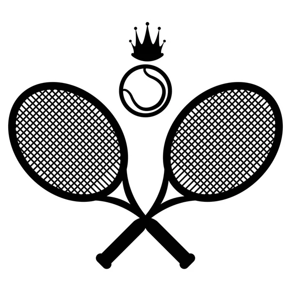 Disegno di sport di tennis — Vettoriale Stock