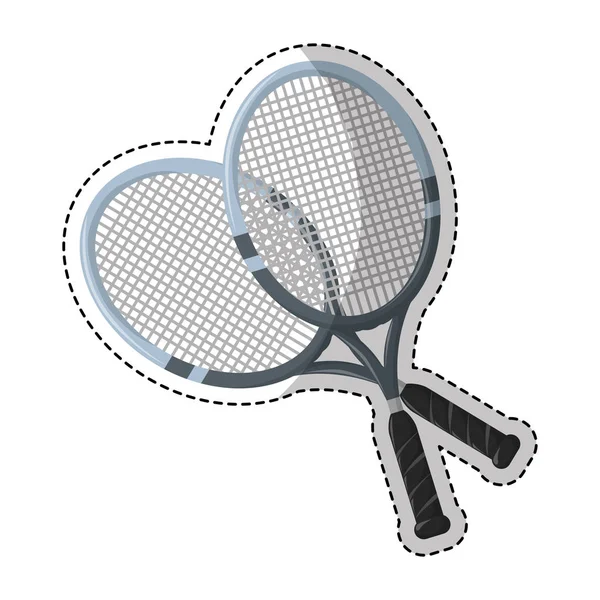 Tennis design sportif — Image vectorielle