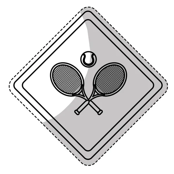 Design de esporte de tênis — Vetor de Stock
