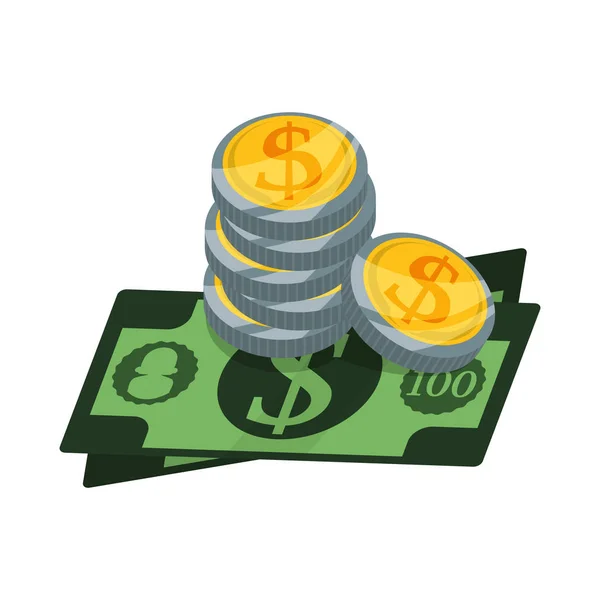 Money items design — Stock Vector