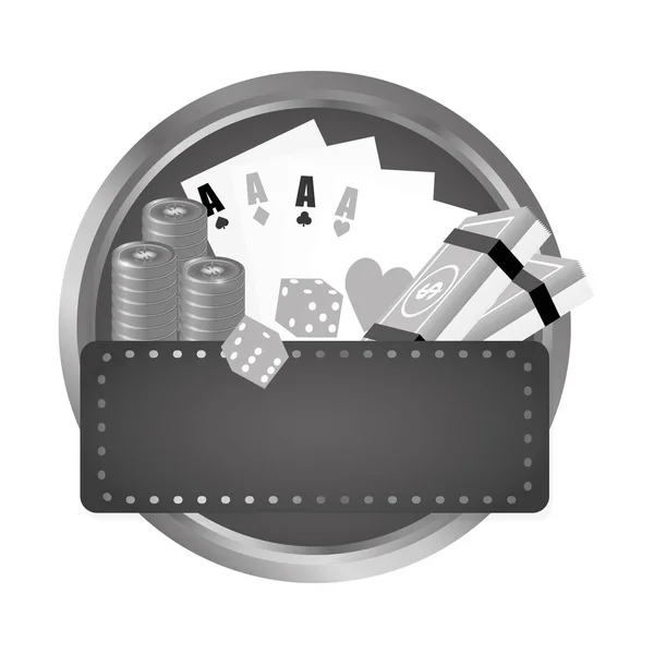赌博游戏设计 — 图库矢量图片