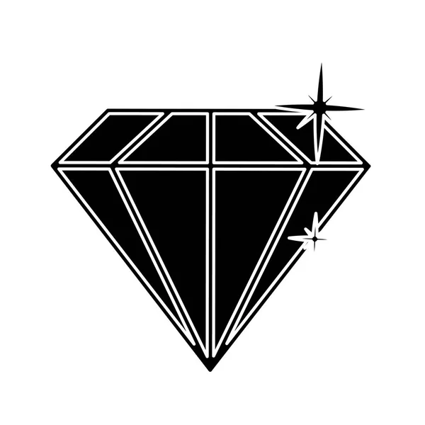 Diamantjuweel icoon — Stockvector