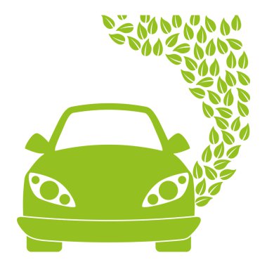 eco friendly car icon image clipart