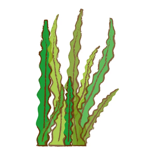 藻類や海藻のアイコン画像 — ストックベクタ