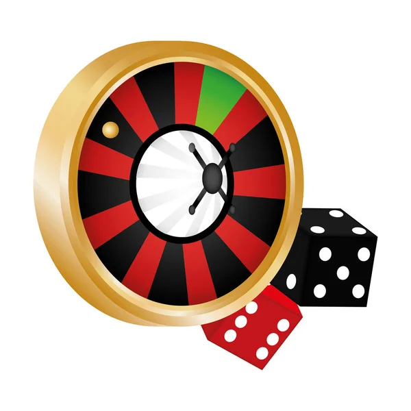 Casino related icons image — Stock Vector